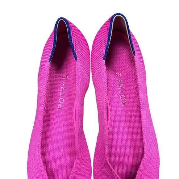 Rothy’s Points in Dragon Fruit Pink Women’s Size 7.5 - Picture 5 of 12